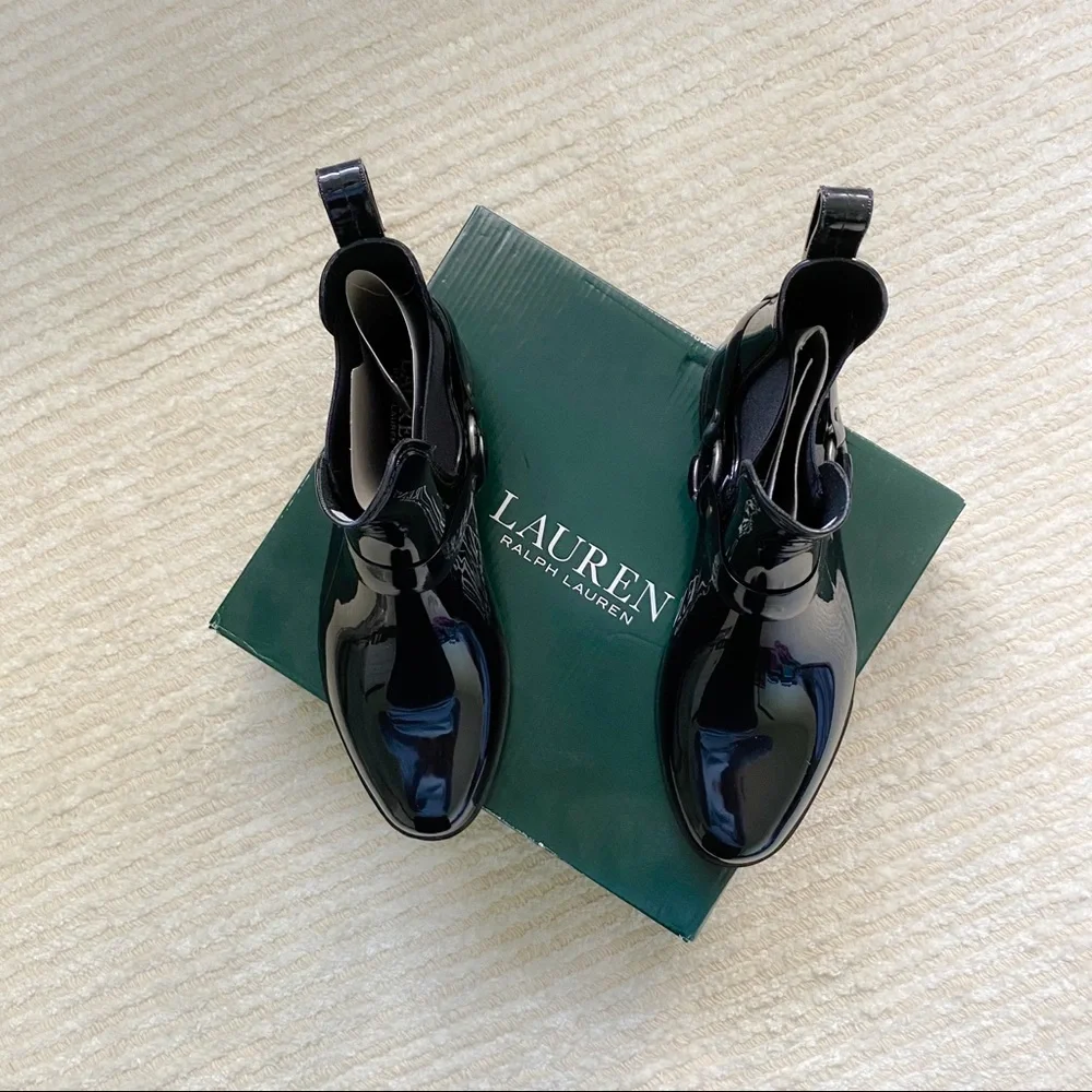 Ralph Lauren Tricia harness rain boots